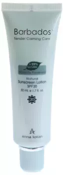 ANNA LOTAN Крем защитный натуральный "Барбадос" SPF20 / Natural Sunscreen Lotion SPF20 BARBADOS 50мл~