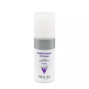 ARAVIA Professional CC-крем защитный SPF-20 / Multifunctional CC Cream Vanilla 01, 150 мл