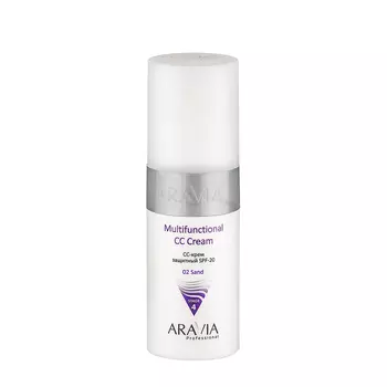 ARAVIA Professional СС-крем защитный SPF-20 / Multifunctional CC Cream, Sand 02 150 мл