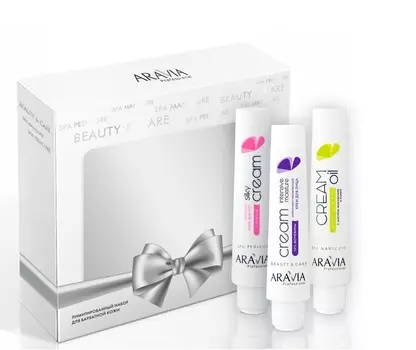 ARAVIA Набор косметический кремов для лица и тела Бархатный уход / ARAVIA Professional 3 х 100 мл