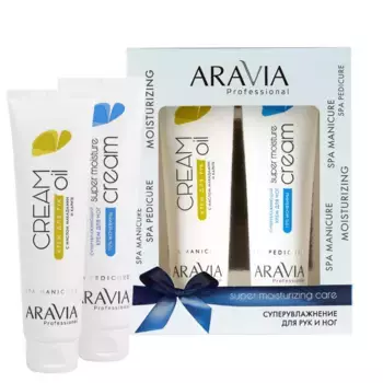 ARAVIA Professional Набор кремов Суперувлажнение (крем для рук 100 мл + крем для ног 100 мл) / Super Moisturizing Care