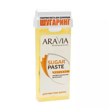 ARAVIA Паста сахарная мягкой консистенции для шугаринга Натуральная, в картридже 150 г