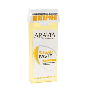ARAVIA Professional Паста сахарная очень мягкой консистенции для шугаринга Медовая, в картридже 150 г