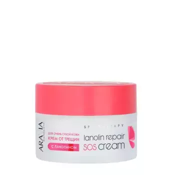 ARAVIA Professional Крем от трещин с ланолином / Aravia Laboratories Lanolin repair SOS cream 150 мл