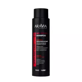 ARAVIA Professional Шампунь мультикислотный против выпадения и ломкости волос / ARAVIA Professional Acid Intensive Shampoo 420 мл