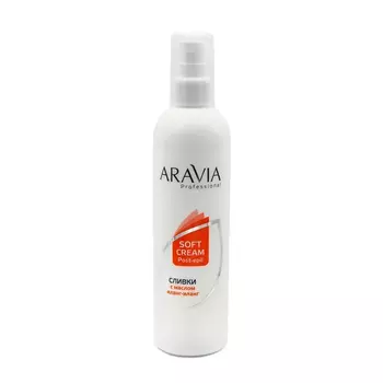 ARAVIA Сливки с маслом иланг-иланг для восстановления рН кожи (флакон с дозатором) 300 мл