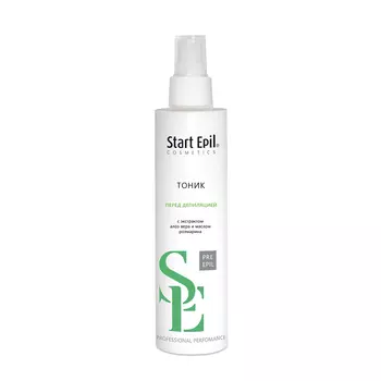 ARAVIA Тоник с экстрактом алоэ вера перед депиляцией для чувствительной кожи / START EPIL 200 мл