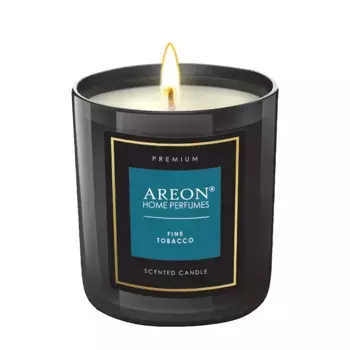 AREON Свеча ароматическая, элит табак / HOME PERFUMES Fine Tobacco 600 гр