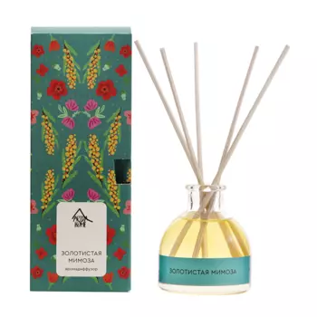 ARIDA HOME Диффузор ароматический, золотистая мимоза 50 мл