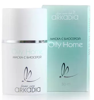 ARKADIA Маска с биосерой для лица / Oily Home 50 мл
