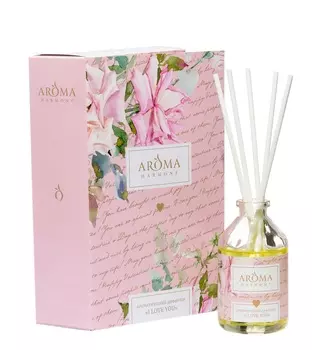 AROMA HARMONY Диффузор-открытка ароматический I Love You 50 мл