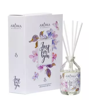AROMA HARMONY Диффузор-открытка ароматический Весенние цветы / Just for You 50 мл