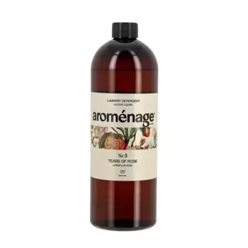 AROMENAGE Гель-концентрат универсальный для стирки, капли розы / Aromenage 900 мл