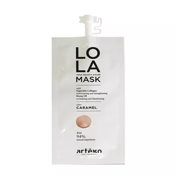 ARTEGO Маска оттеночная для волос, карамель / LO LA MASK Caramel 20 мл