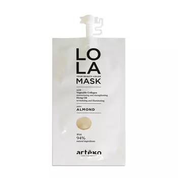 ARTEGO Маска оттеночная для волос, миндаль / LO LA MASK Almond 20 мл