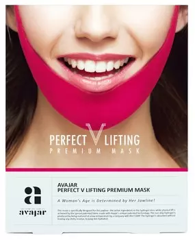 AVAJAR Маска лифтинговая, розовая / Perfect V lifting premium mask 1 шт