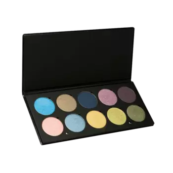 AVANT SCENE Палитра теней микропигментированных + палитра, перламутровая гамма (А) 1*10