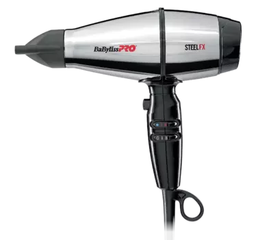BABYLISS PRO Фен BaByliss STEELFX IONIC для барберов 2000W BAB8000IE