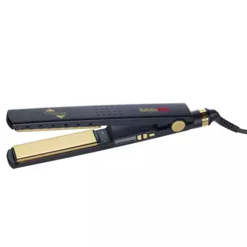 BABYLISS PRO Щипцы-выпрямитель Black Titanium с терморегулятором, титановое покрытие, 28 х 110 мм, черный 63Вт