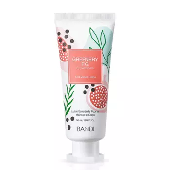 BANDI Лосьон для рук и тела Инжир / BANDI FLOWER VITA SOFT VELVET LOTION (GREENERY FIG) 50 мл