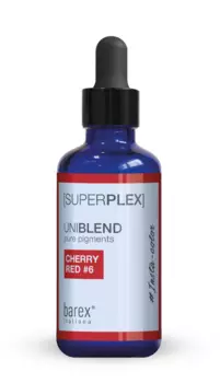 BAREX #6 пигмент прямого окрашивания для волос, вишнево-красный / Superplex Uniblend Pure Pigments, Cherry Red 50 мл