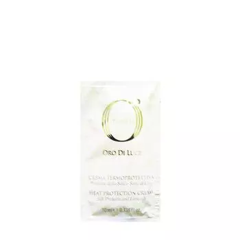 BAREX Крем термозащитный с протеинами шелка и семенем льна / OLIOSETA ORO DI LUCE Heat protection cream 10 мл