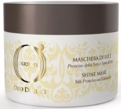 BAREX Маска-блеск с протеинами шелка и семенем льна / Oro di Luce 500 мл