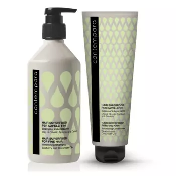 BAREX Набор для объема с облепихой и огуречным маслом (шампунь 500 мл + кондиционер 400 мл) / CON HAIR SUPERFOOD