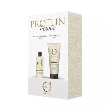 BAREX Набор (Протеиновый филлер PROTEIN POWER 250 мл + шампунь MAGIC FILLER 250 мл) / OLS ODL