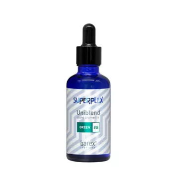 BAREX Пигменты для прямого окрашивания / SUPERPLEX Green #8 Uniblend Pure Pigments 50 мл