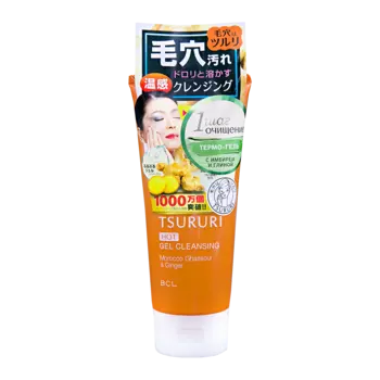 BCL Гель согревающий для глубокого очищения пор с имбирем / TSURURI 150 г
