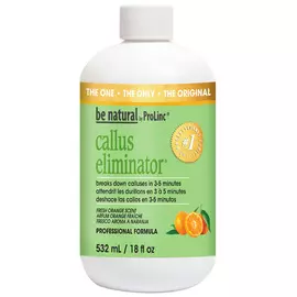 BE NATURAL Средство с запахом апельсина для удаления натоптышей / Callus Eliminator Orange 532 мл