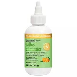 BE NATURAL Средство с запахом апельсина для удаления натоптышей / Callus Eliminator Orange 120 мл