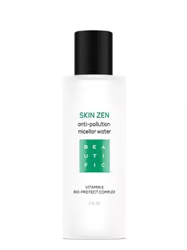 BEAUTIFIC Вода мицеллярная для всех типов кожи с комплексом bio-protect, витамином Е / SKIN ZEN 150 мл