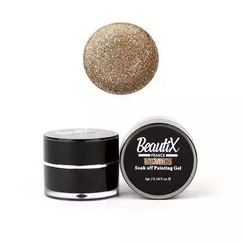 BEAUTIX Глиттер крупнозернистый, 301 золотой / Gel Painting Glitz 5 г