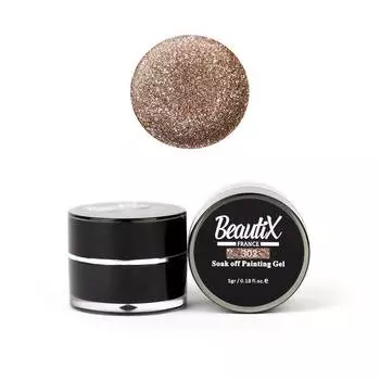 BEAUTIX Глиттер крупнозернистый, 302 бронзовый / Gel Painting Glitz 5 г