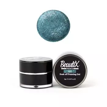 BEAUTIX Глиттер мелкозернистый, 101 голубой / Gel Painting Glitz 5 г