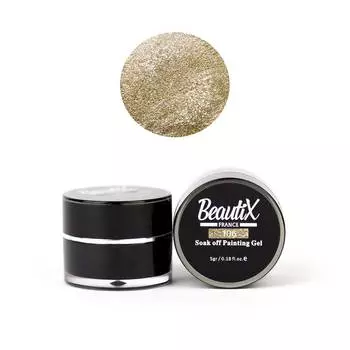 BEAUTIX Глиттер мелкозернистый, 106 золотой / Gel Painting Glitz 5 г