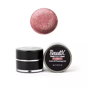 BEAUTIX Глиттер среднезернистый, 201 красный / Gel Painting Glitz 5 г