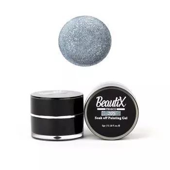 BEAUTIX Глиттер среднезернистый, 205 голубой / Gel Painting Glitz 5 г