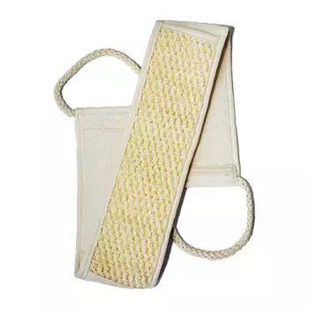 BEAUTY FORMAT Мочалка натуральная хлопковый шенилл, пояс / BEAUTY FORMAT 1 шт