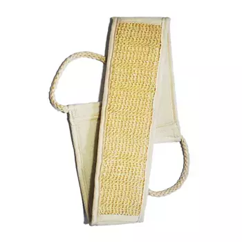 BEAUTY FORMAT Мочалка натуральная крапива + хлопок, пояс / BEAUTY FORMAT 1 шт