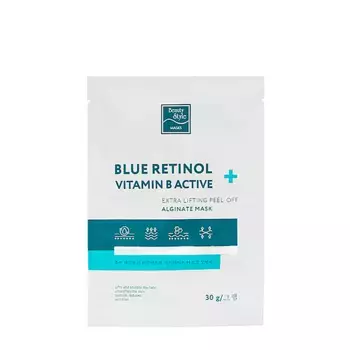 BEAUTY STYLE Маска-лифтинг альгинатная / Blue Retinol + Vitamin B Active Beauty Style 30 гр