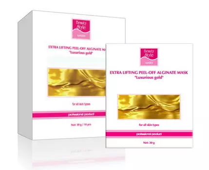 BEAUTY STYLE Маска-лифтинг альгинатная моделирующая Роскошное золото 30 г