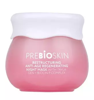 BEAUTY STYLE Маска ночная анти эйдж реструктурирующая восстанавливающая с комплексом Трилаген + Биолин 50 г