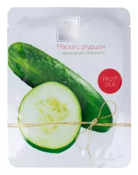 BEAUTY STYLE Маска тканевая с огурцом Увлажнение и упругость / Fruit Silk 30 мл