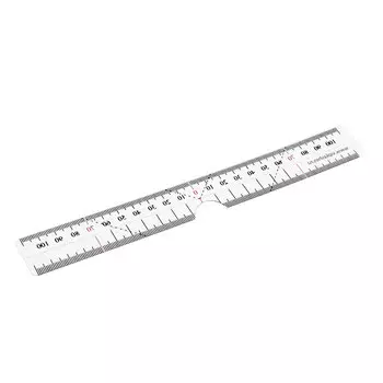 BIO HENNA PREMIUM Линейка мягкая для моделирования бровей