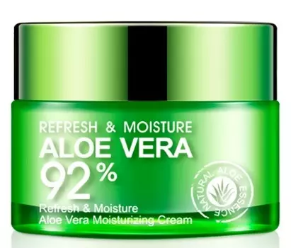 BIOAQUA Крем-гель освежающий и увлажняющий для лица и шеи / Aloe Vera 50 г