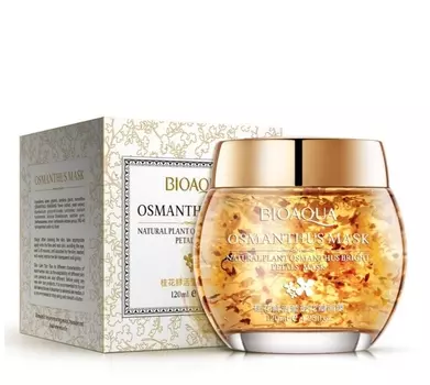 BIOAQUA Маска для лица ночная увлажняющая с золотым османтусом 120 мл