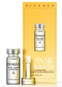 BIOAQUA Сыворотка с гиалуроновой кислотой и муцином улитки 10 мл
